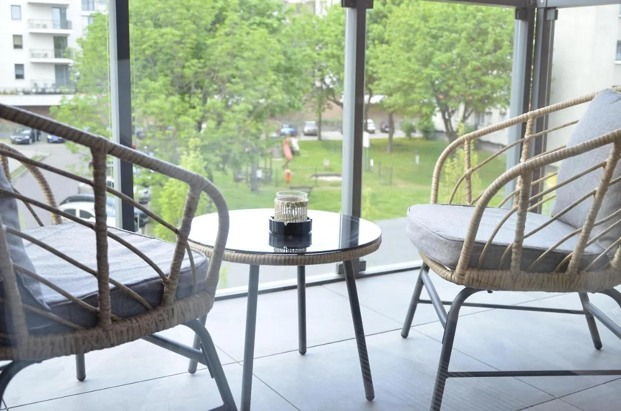 Apartment Green Estate Old Town Apartment, Private Parking, Balcony Gdansk