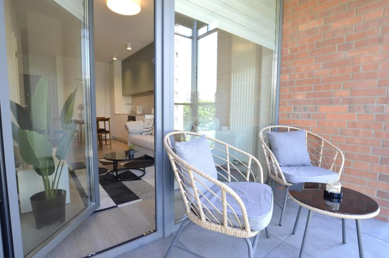 Apartment Green Estate Old Town Apartment, Private Parking, Balcony Gdansk